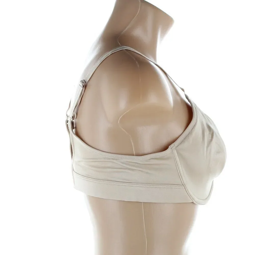 Breezies Classic Beige Underwire Full Coverage Unlined Bra - 38 B - Picture 8 of 10